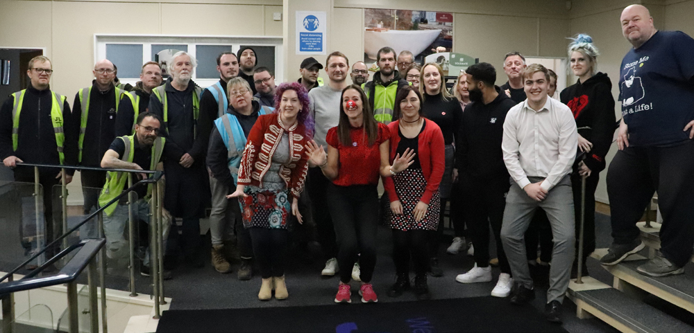 JVL Team on Red Nose Day